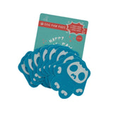 Maxbell 8Pcs Dog Paw Protector Pads Dog Feet Stickers with Strong Traction Anti Slip Blue M