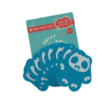 Maxbell 8Pcs Dog Paw Protector Pads Dog Feet Stickers with Strong Traction Anti Slip Blue M
