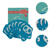 Maxbell 8Pcs Dog Paw Protector Pads Dog Feet Stickers with Strong Traction Anti Slip Blue M