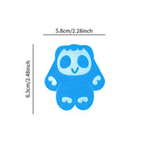 Maxbell 8Pcs Dog Paw Protector Pads Dog Feet Stickers with Strong Traction Anti Slip Blue L