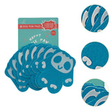 Maxbell 8Pcs Dog Paw Protector Pads Dog Feet Stickers with Strong Traction Anti Slip Blue L