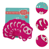 Maxbell 8Pcs Dog Paw Protector Pads Dog Feet Stickers with Strong Traction Anti Slip Pink S