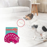 Maxbell 8Pcs Dog Paw Protector Pads Dog Feet Stickers with Strong Traction Anti Slip Pink S