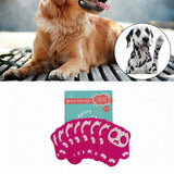 Maxbell 8Pcs Dog Paw Protector Pads Dog Feet Stickers with Strong Traction Anti Slip Pink M