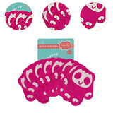 Maxbell 8Pcs Dog Paw Protector Pads Dog Feet Stickers with Strong Traction Anti Slip Pink L
