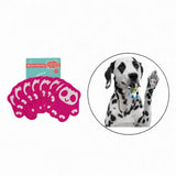 Maxbell 8Pcs Dog Paw Protector Pads Dog Feet Stickers with Strong Traction Anti Slip Pink L