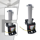 Maxbell Ceiling Fan Mounting Bracket Metal for Light Fixtures Patio Porch Home Decor