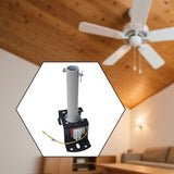 Maxbell Ceiling Fan Mounting Bracket Metal for Light Fixtures Patio Porch Home Decor