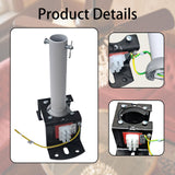 Maxbell Ceiling Fan Mounting Bracket Metal for Light Fixtures Patio Porch Home Decor