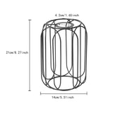 Maxbell Metal Cage Lampshade Accessory Bulb Cover for Dining Room Bedroom Restaurant
