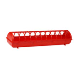 Maxbell Poultry Feeding Tray Reliable Sturdy Pigeon Feeder for Chick Pigeons Budgies 68x16x14cm Without water box