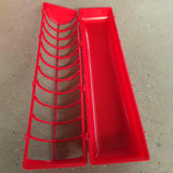 Maxbell Poultry Feeding Tray Reliable Sturdy Pigeon Feeder for Chick Pigeons Budgies 68x16x14cm Without water box