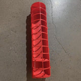 Maxbell Poultry Feeding Tray Reliable Sturdy Pigeon Feeder for Chick Pigeons Budgies 68x16x14cm With water box