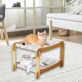 Maxbell 2 Tiered Cat Hammock Bed Trendy 55 Cmx32 Cmx40 cm Home Decor for 1 or 2 Cats