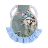 Maxbell Chicken Saddle Elastic Band Pet Vest for Outdoor Activities Rooster Farmyard Flower