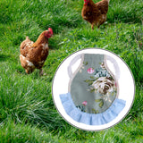 Maxbell Chicken Saddle Elastic Band Pet Vest for Outdoor Activities Rooster Farmyard Flower