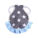 Maxbell Chicken Saddle Elastic Band Pet Vest for Outdoor Activities Rooster Farmyard Five Pointed Star