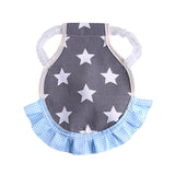 Maxbell Chicken Saddle Elastic Band Pet Vest for Outdoor Activities Rooster Farmyard Five Pointed Star