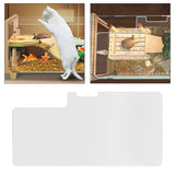 Maxbell Acrylic Aquarium Canopy Convenient Clear for Aquariums without Center Braces 37.15x20cm