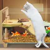 Maxbell Acrylic Aquarium Canopy Convenient Clear for Aquariums without Center Braces 46.5x23cm