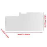 Maxbell Acrylic Aquarium Canopy Convenient Clear for Aquariums without Center Braces 56x28cm