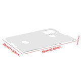 Maxbell Fish Tank Lid Cover DIY for Center Braceless Aquariums Anti Jumping Tank Lid 580x280x5mm