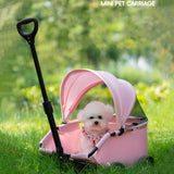 Maxbell Pet Stroller Portable Lightweight Pet Trolley for Puppy Kitten Small