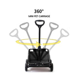 Maxbell Pet Stroller Portable Lightweight Pet Trolley for Puppy Kitten Small