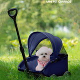 Maxbell Pet Stroller Portable Lightweight Pet Trolley for Puppy Kitten Small