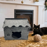 Maxbell Pet Cat Nest House Snooze Cozy Cat Hideaway for Chihuahua Pomeranian Hamster