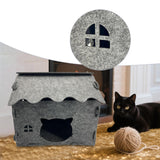 Maxbell Pet Cat Nest House Snooze Cozy Cat Hideaway for Chihuahua Pomeranian Hamster