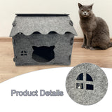 Maxbell Pet Cat Nest House Snooze Cozy Cat Hideaway for Chihuahua Pomeranian Hamster