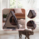 Maxbell Cat House Grinding Claw Furniture Protector Felt Kitten Cave for Indoor Cats