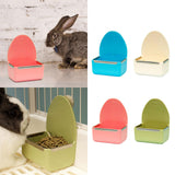 Maxbell Rabbit Feeder for Cage Stable Feeding Basin for Chinchilla Ferret Guinea Pig