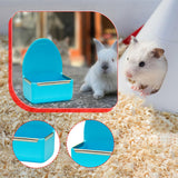 Maxbell Rabbit Feeder for Cage Stable Feeding Basin for Chinchilla Ferret Guinea Pig