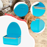 Maxbell Rabbit Feeder for Cage Stable Feeding Basin for Chinchilla Ferret Guinea Pig