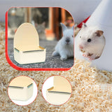 Maxbell Rabbit Feeder for Cage Stable Feeding Basin for Chinchilla Ferret Guinea Pig
