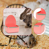Maxbell Rabbit Feeder for Cage Stable Feeding Basin for Chinchilla Ferret Guinea Pig