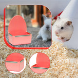 Maxbell Rabbit Feeder for Cage Stable Feeding Basin for Chinchilla Ferret Guinea Pig