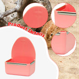 Maxbell Rabbit Feeder for Cage Stable Feeding Basin for Chinchilla Ferret Guinea Pig