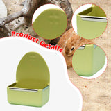 Maxbell Rabbit Feeder for Cage Stable Feeding Basin for Chinchilla Ferret Guinea Pig