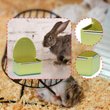 Maxbell Rabbit Feeder for Cage Stable Feeding Basin for Chinchilla Ferret Guinea Pig