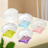 Maxbell Silent Hamster Wheel Sports Hedgehogs Pet Supplies Cage Accessory Roller Toy White