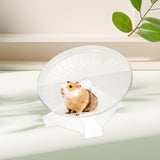 Maxbell Silent Hamster Wheel Sports Hedgehogs Pet Supplies Cage Accessory Roller Toy White