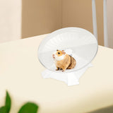Maxbell Silent Hamster Wheel Sports Hedgehogs Pet Supplies Cage Accessory Roller Toy White