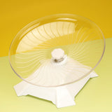 Maxbell Silent Hamster Wheel Sports Hedgehogs Pet Supplies Cage Accessory Roller Toy White