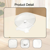 Maxbell Silent Hamster Wheel Sports Hedgehogs Pet Supplies Cage Accessory Roller Toy White