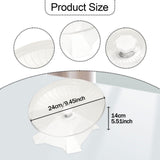 Maxbell Silent Hamster Wheel Sports Hedgehogs Pet Supplies Cage Accessory Roller Toy White