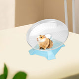 Maxbell Silent Hamster Wheel Sports Hedgehogs Pet Supplies Cage Accessory Roller Toy Blue