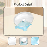 Maxbell Silent Hamster Wheel Sports Hedgehogs Pet Supplies Cage Accessory Roller Toy Blue